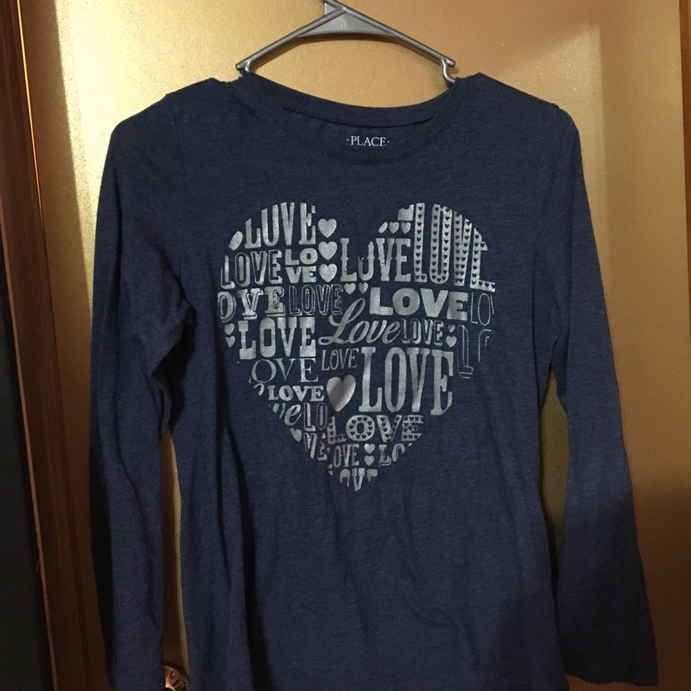 Children’s Place blue shirt